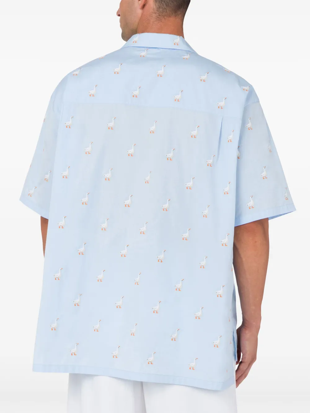Moschino T-shirt met print Blauw