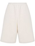 Moschino waffle-knit shorts - White