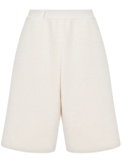 Moschino waffle-knit shorts