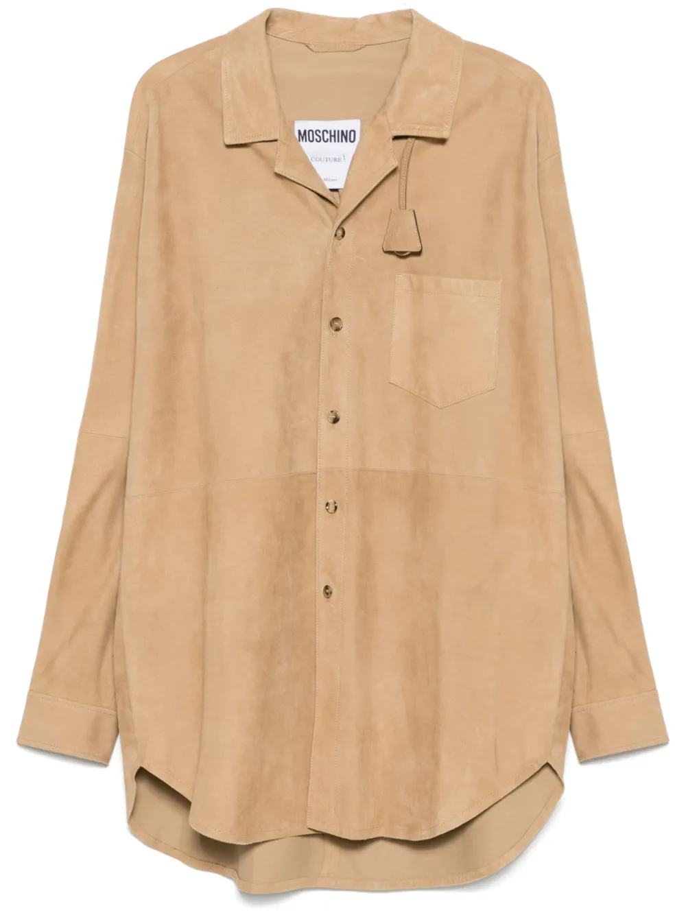 Moschino Suède jack Beige