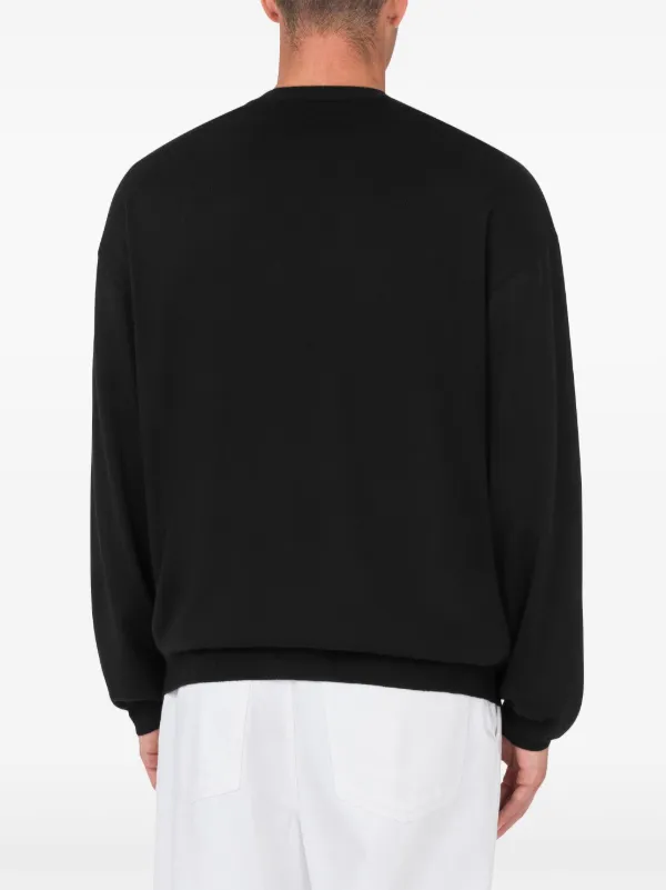 Moschino crew-neck Sweater | Black | FARFETCH