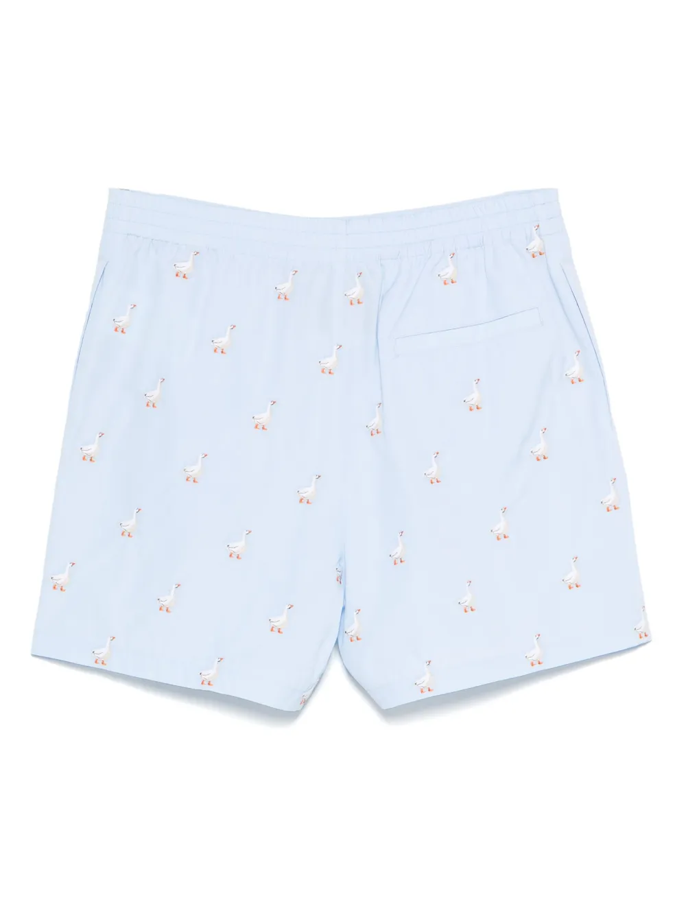 Moschino Shorts met geborduurde eend - Blauw