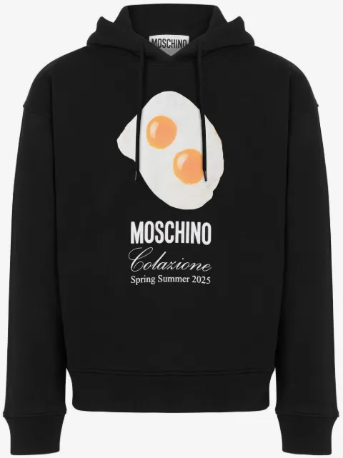 Moschino printed hoodie