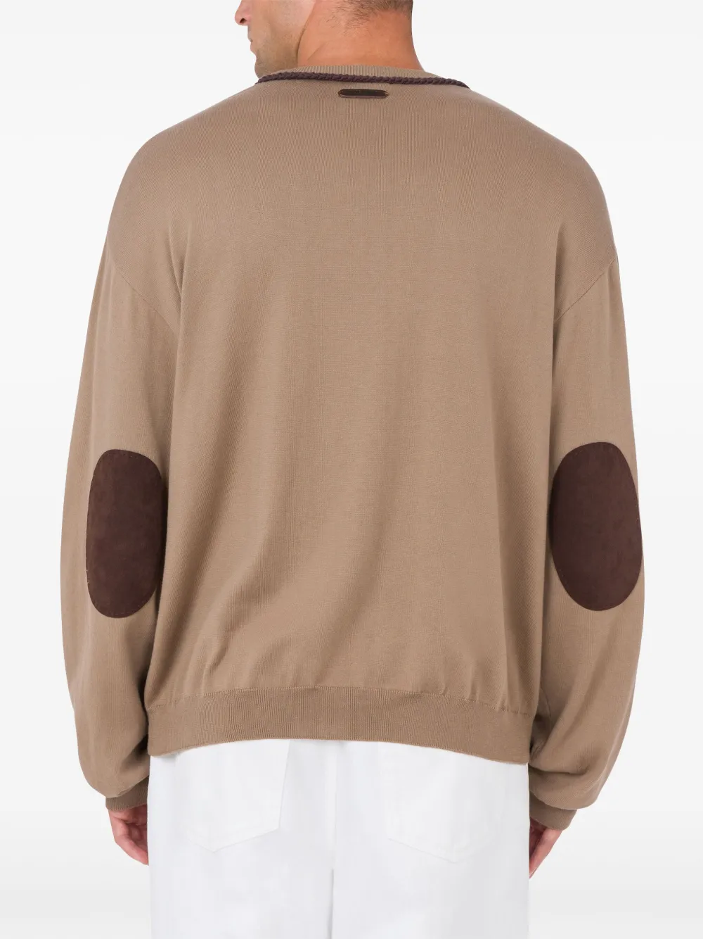 Moschino Katoenen trui Bruin