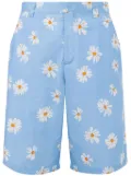 Moschino printed shorts - Blue