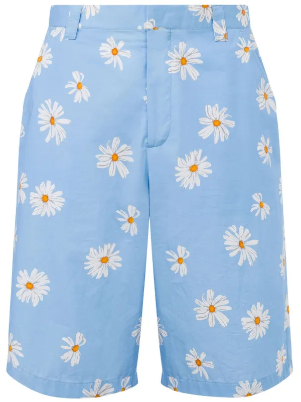 Moschino Printed Shorts in Blue