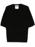 Moschino knitted T-shirt - Black