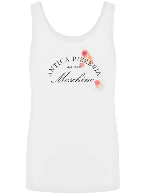 Moschino camiseta con eslogan estampado