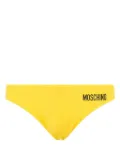 Moschino logo-print swim trunks - Yellow