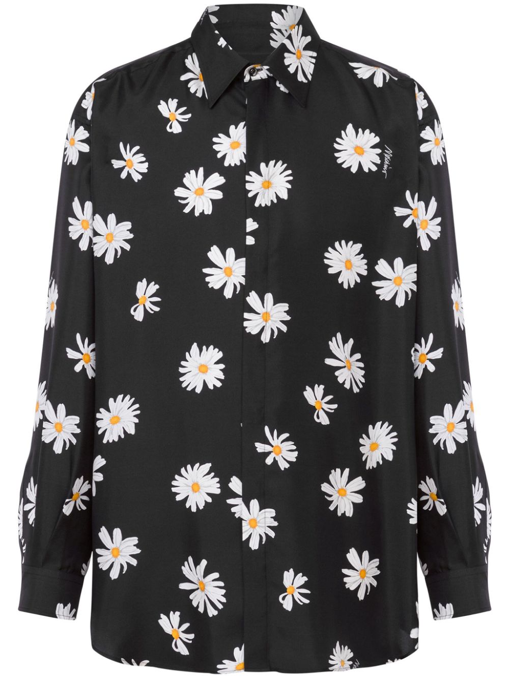 Moschino floral-print shirt - Black