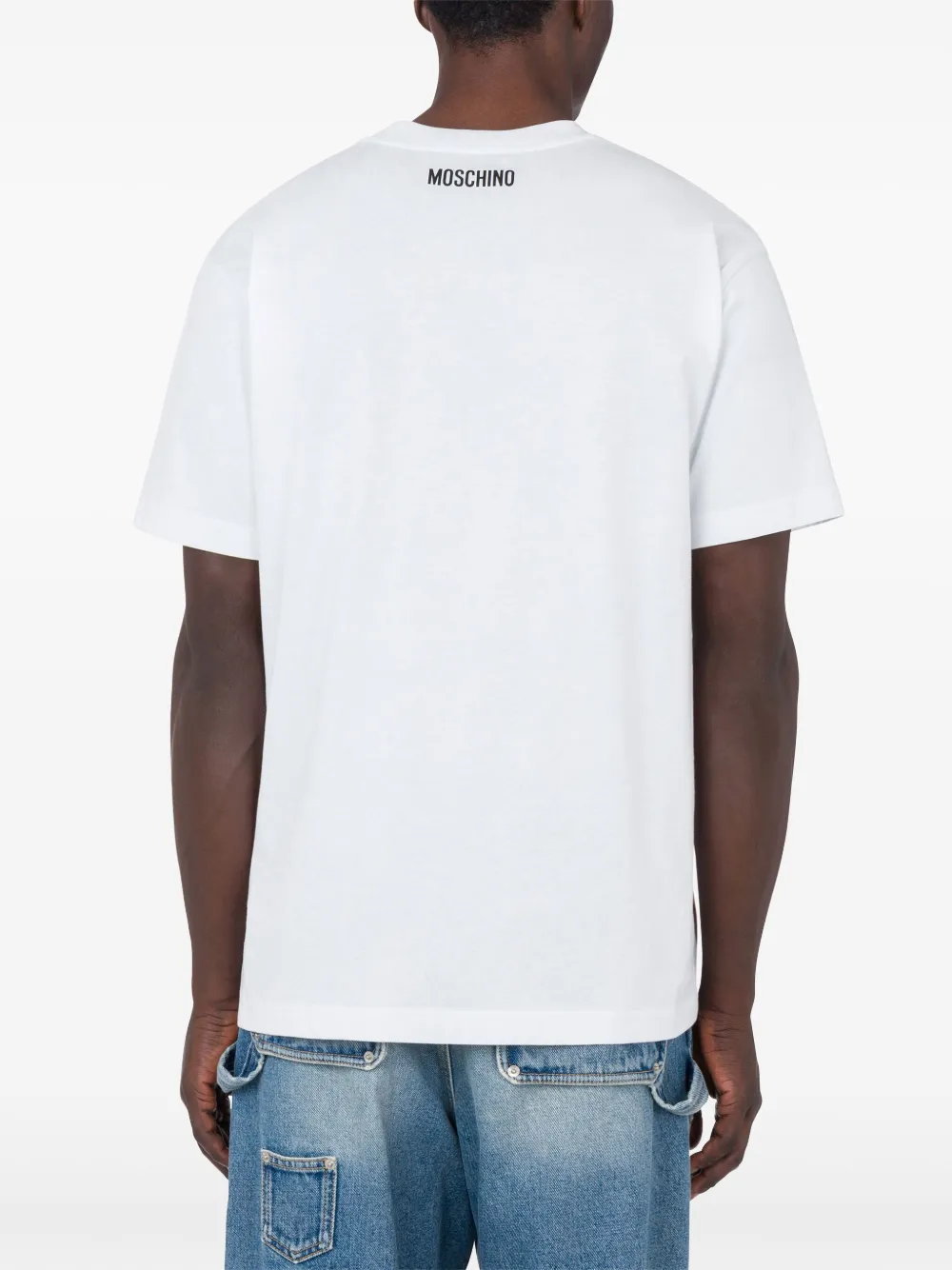 Moschino T-shirt met fotoprint Wit