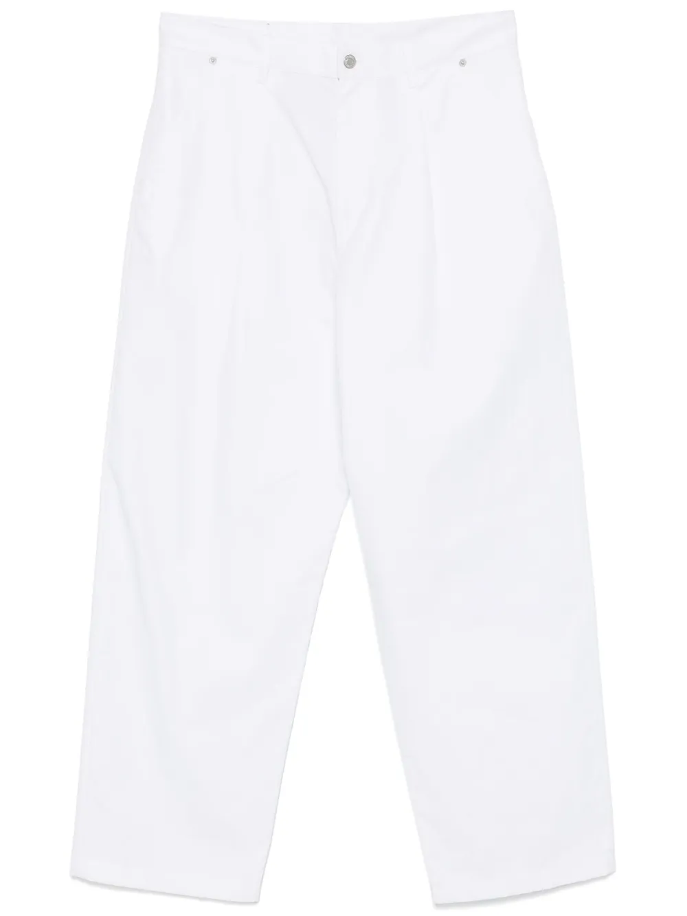 Moschino pleated wide-leg trousers | White | Image 1
