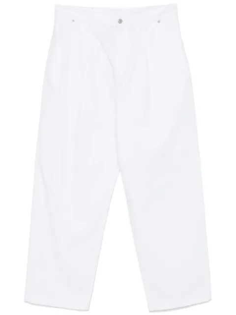 Moschino pantalones anchos con pinzas