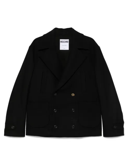 Moschino double-breasted peacoat