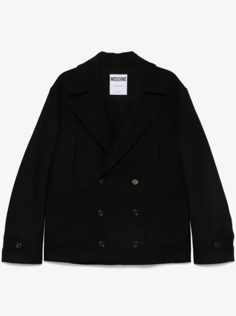 Moschino double-breasted peacoat