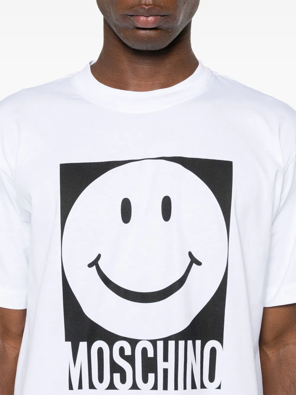 Moschino T-shirt met print Wit