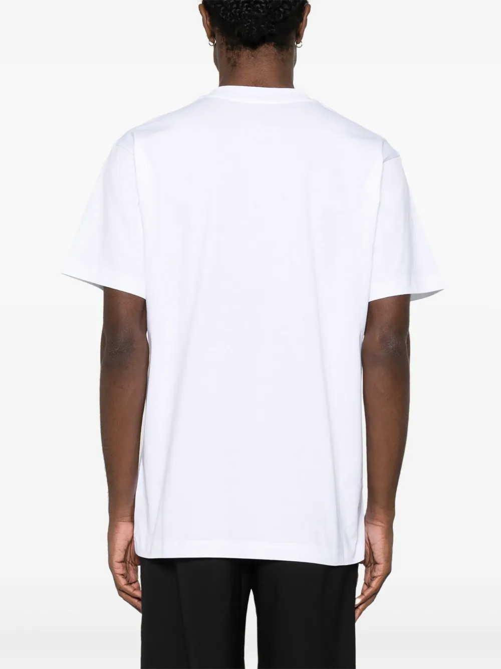 Moschino T-shirt met print Wit