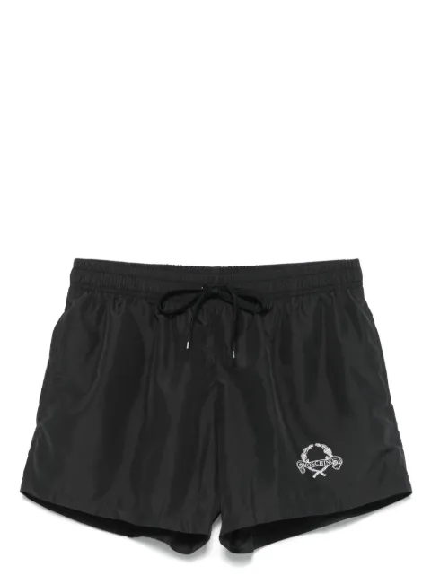 Moschino shorts de playa con logo estampado