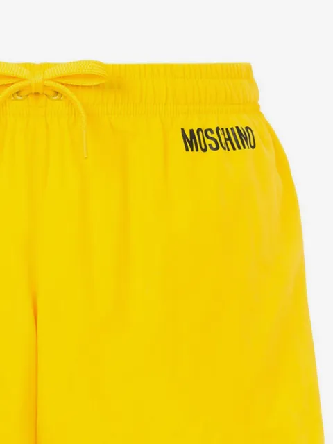 Moschino logo-print swim shorts