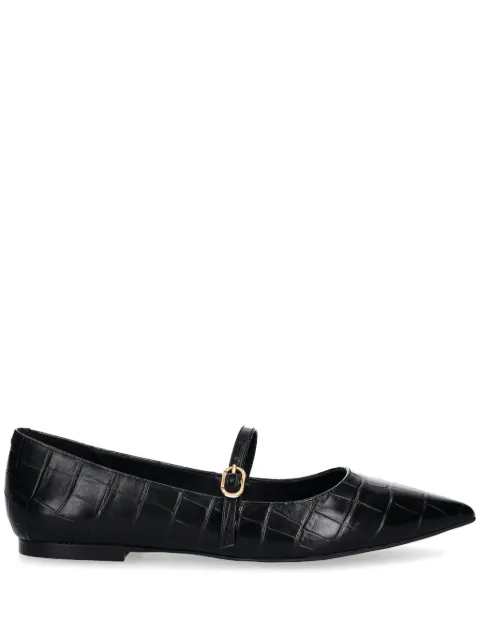 TWINSET crocodile-effect ballet flats