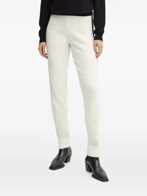 TWINSET lace-detail cuffed trousers