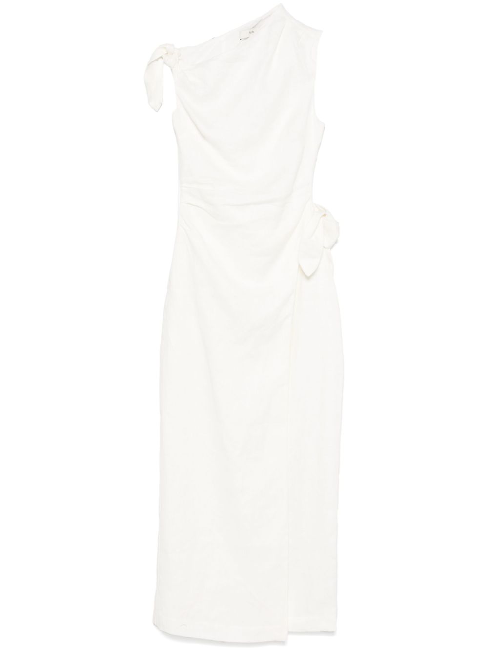 SIR. Tamara Tie midi dress - White