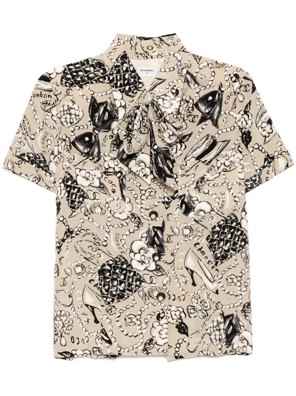 1990-2000s CC-logo blouse