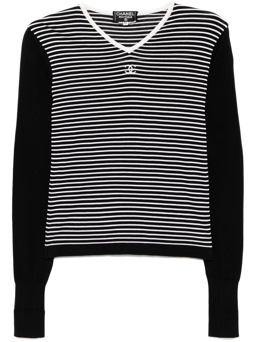 CHANEL 1990-2000s striped top Women