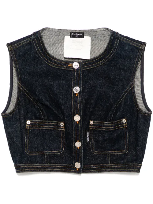 Veste sans manches (années 1990-2000) - CHANEL Pre-Owned - Modalova