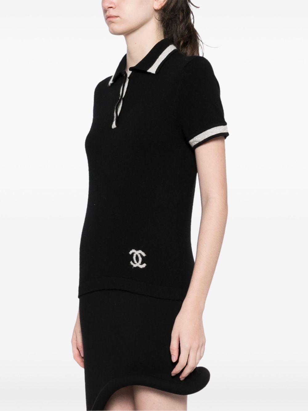 CHANEL 2004 short-sleeved sweater Women