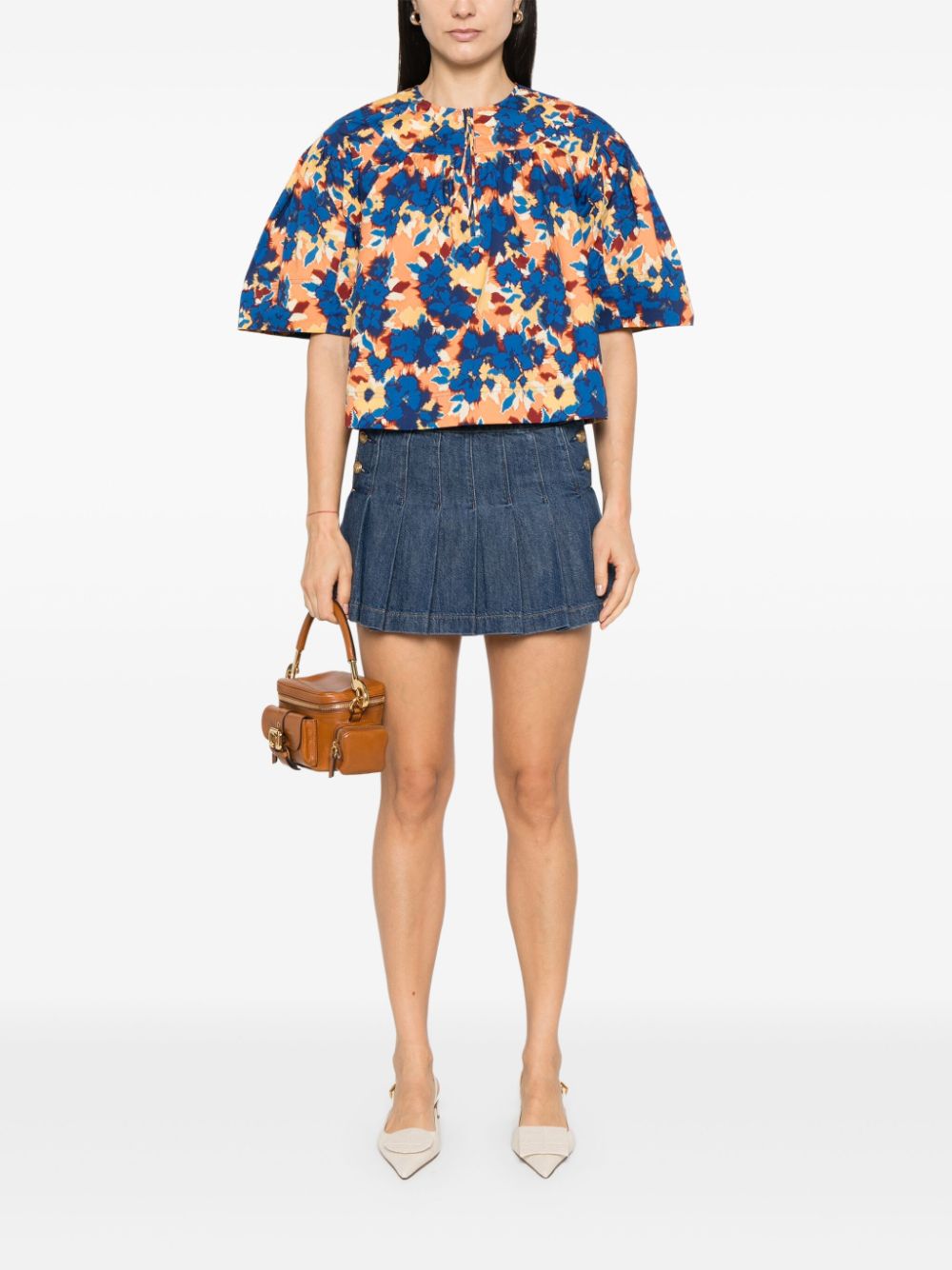 Ulla Johnson Luz blouse - Blauw