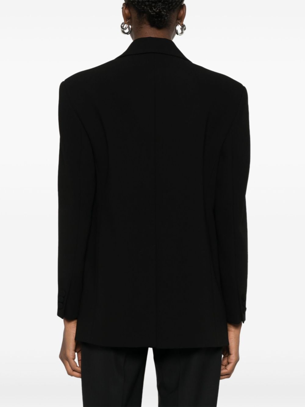 Shop Max Mara Viale Blazer In Black