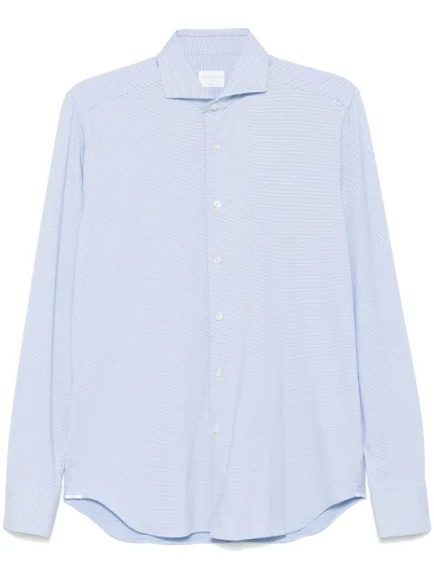 Xacus camisa con motivo en jacquard