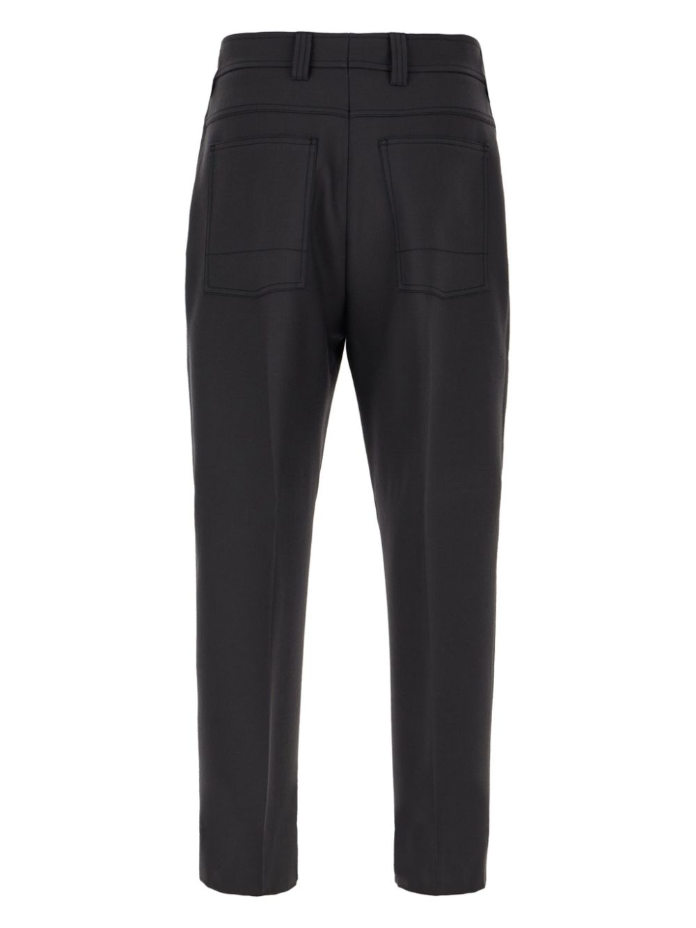 Zegna wool tapered trousers - Grijs