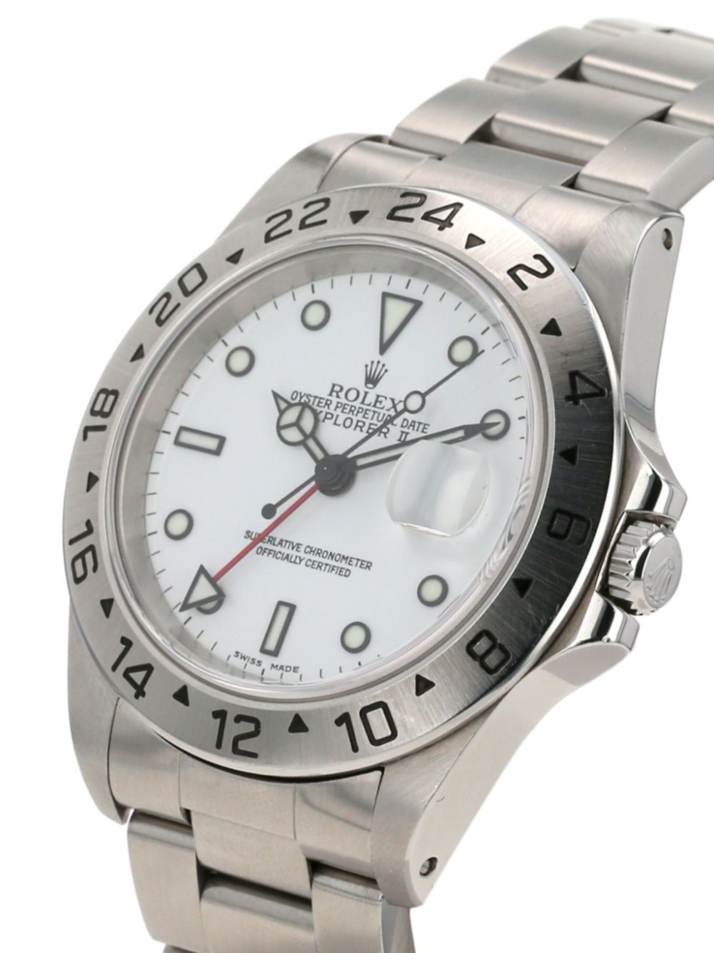 Rolex 1998 pre-owned Explorer II 39 mm horloge - Wit