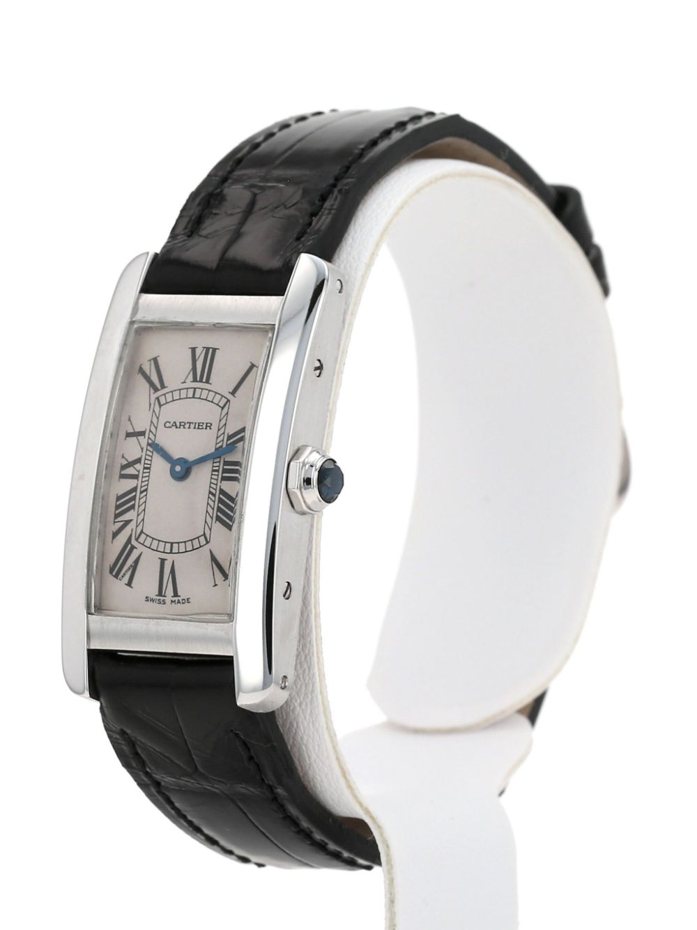 Cartier 2000s pre-owned Tank Américaine 35mm - White