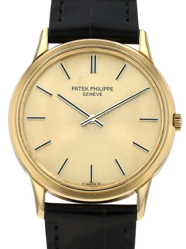 Patek Philippe 1970 pre owned Calatrava 33mm Neutrals FARFETCH AO