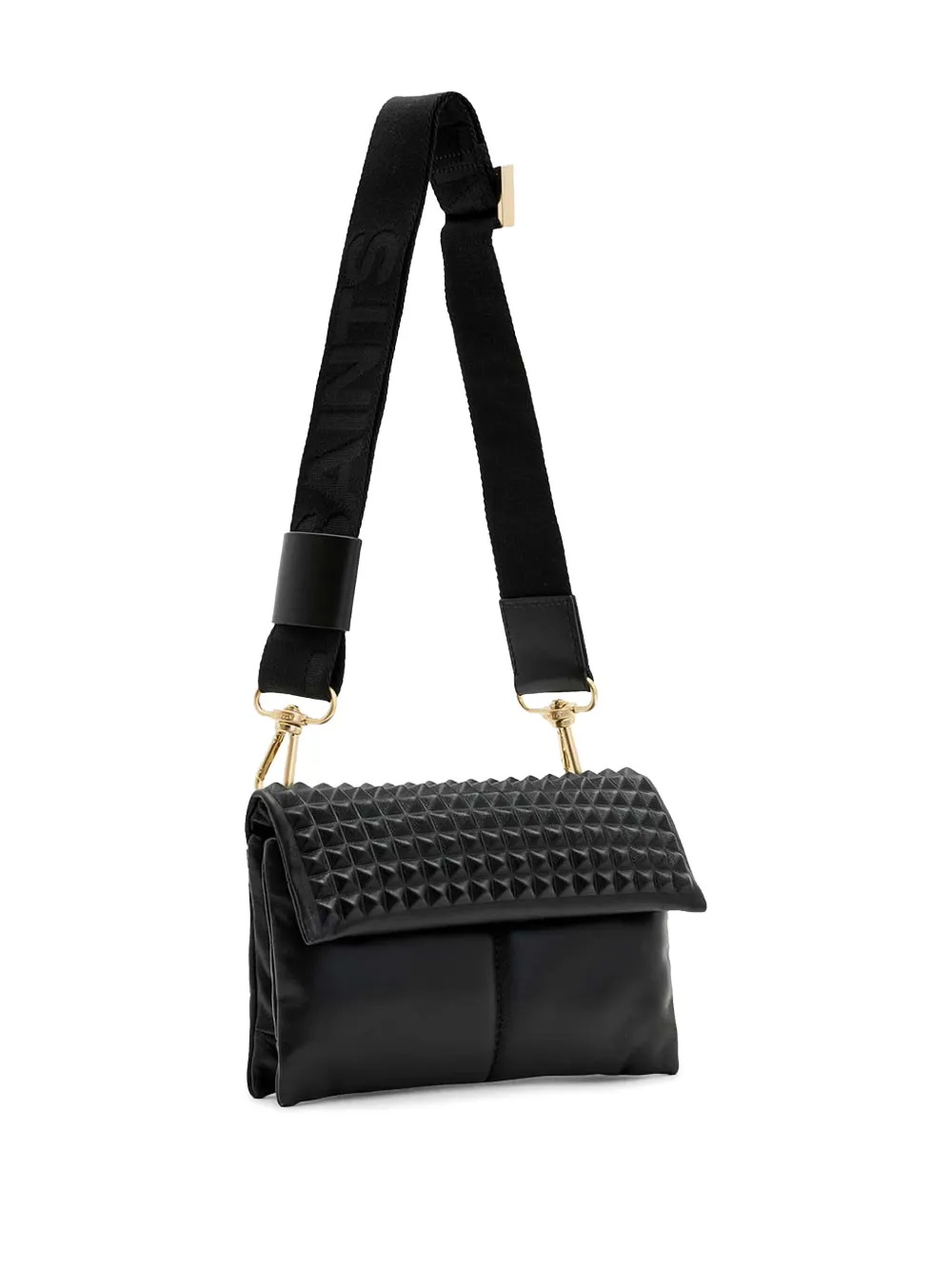 AllSaints Ezra Stud cross body bag - Zwart