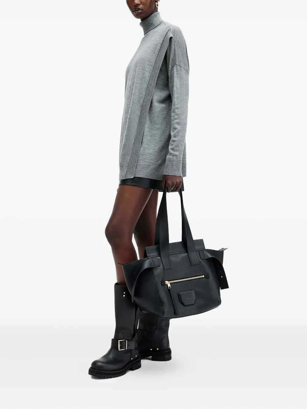 AllSaints Bern trui Grijs