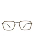 Mykita geometric-frame glasses - Brown