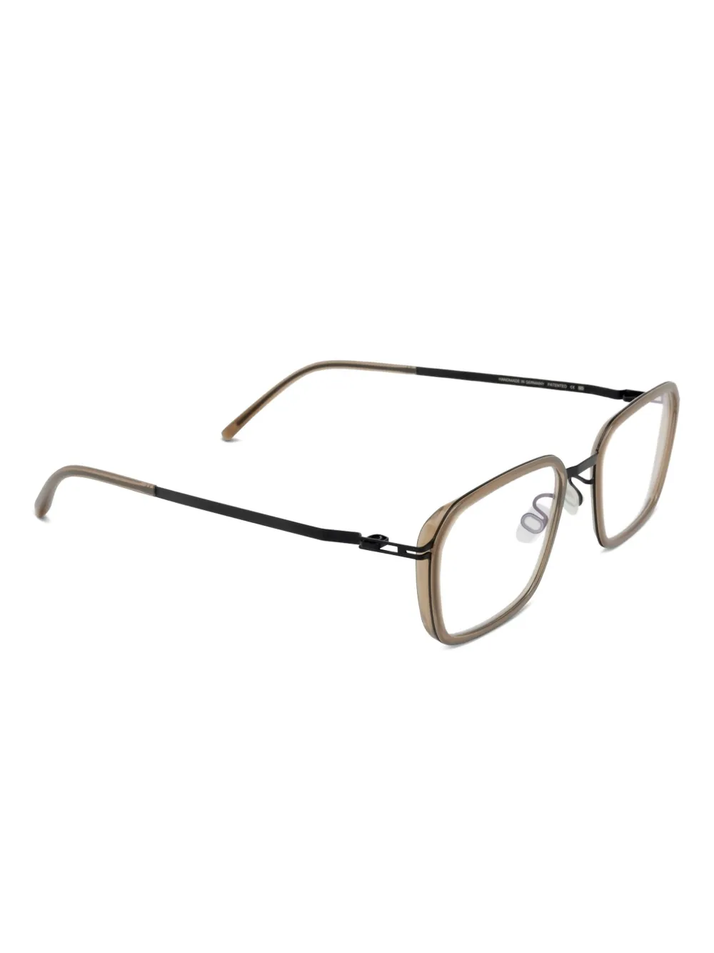 Mykita geometric-frame glasses Bruin
