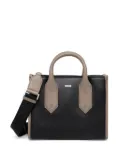 BOSS logo two-way handbag - Black