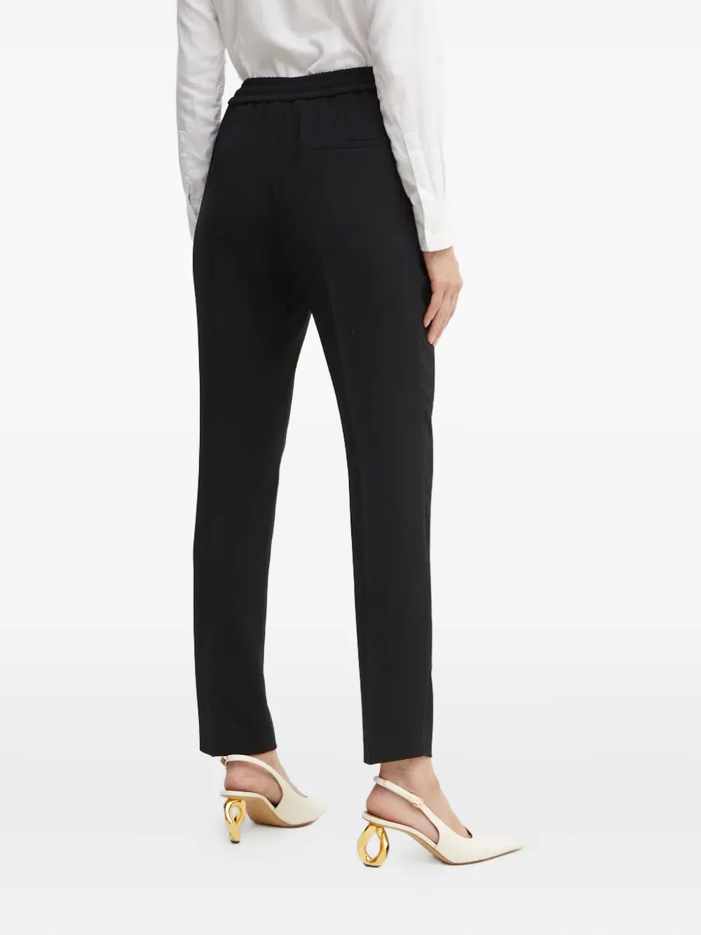 Hugo Boss Tariyanah Drawstring Trousers In Black
