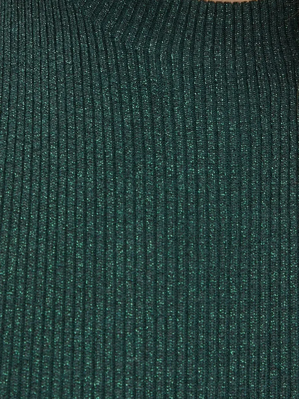 BOSS Fusoni geribbelde mouwloze tanktop Groen