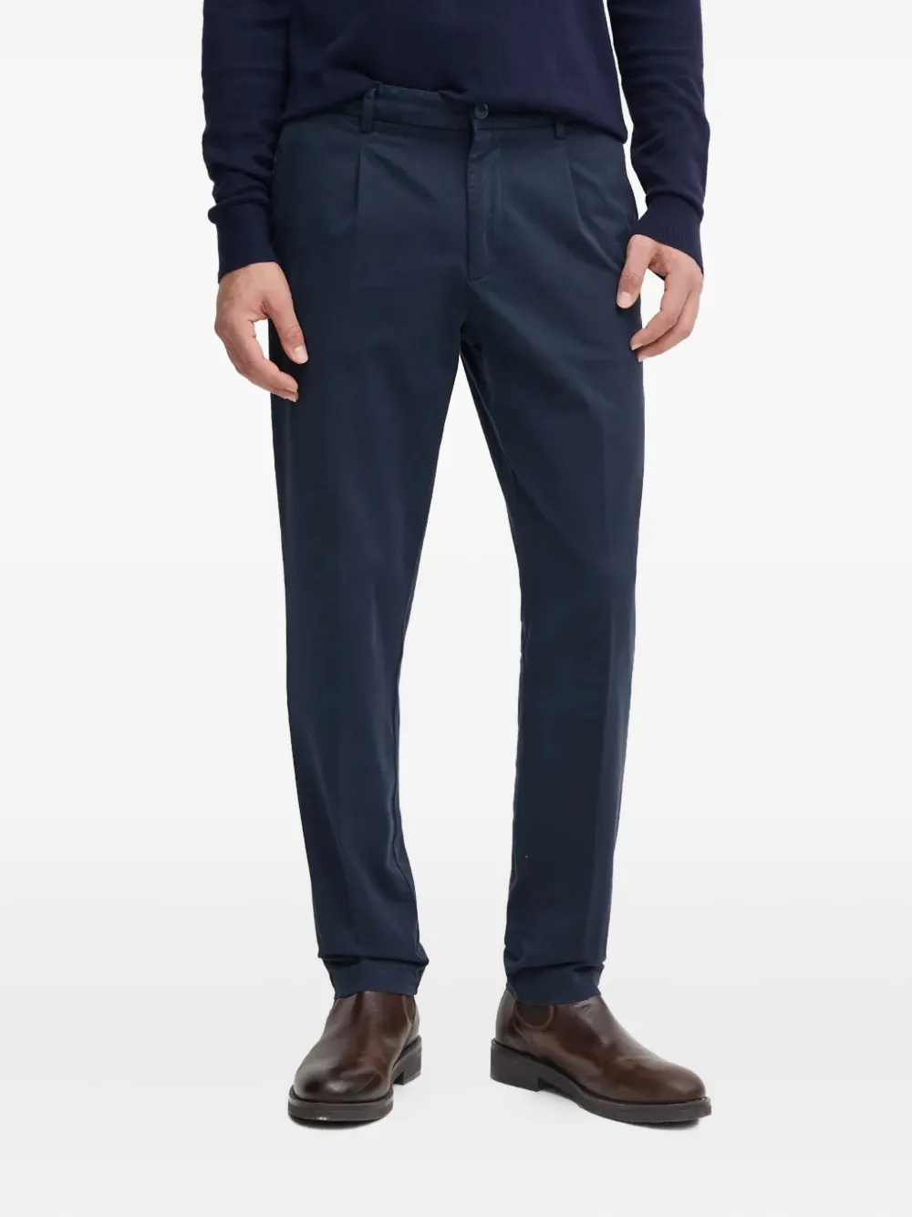 BOSS H-Kane-Pl pleated trousers | Blue | Image 1