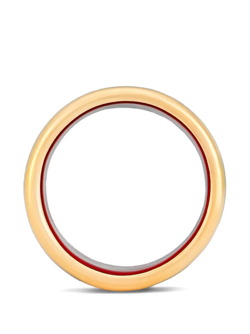 Dolce & Gabbana Large Porcelain Napkin Rings (set Of Two) In Red