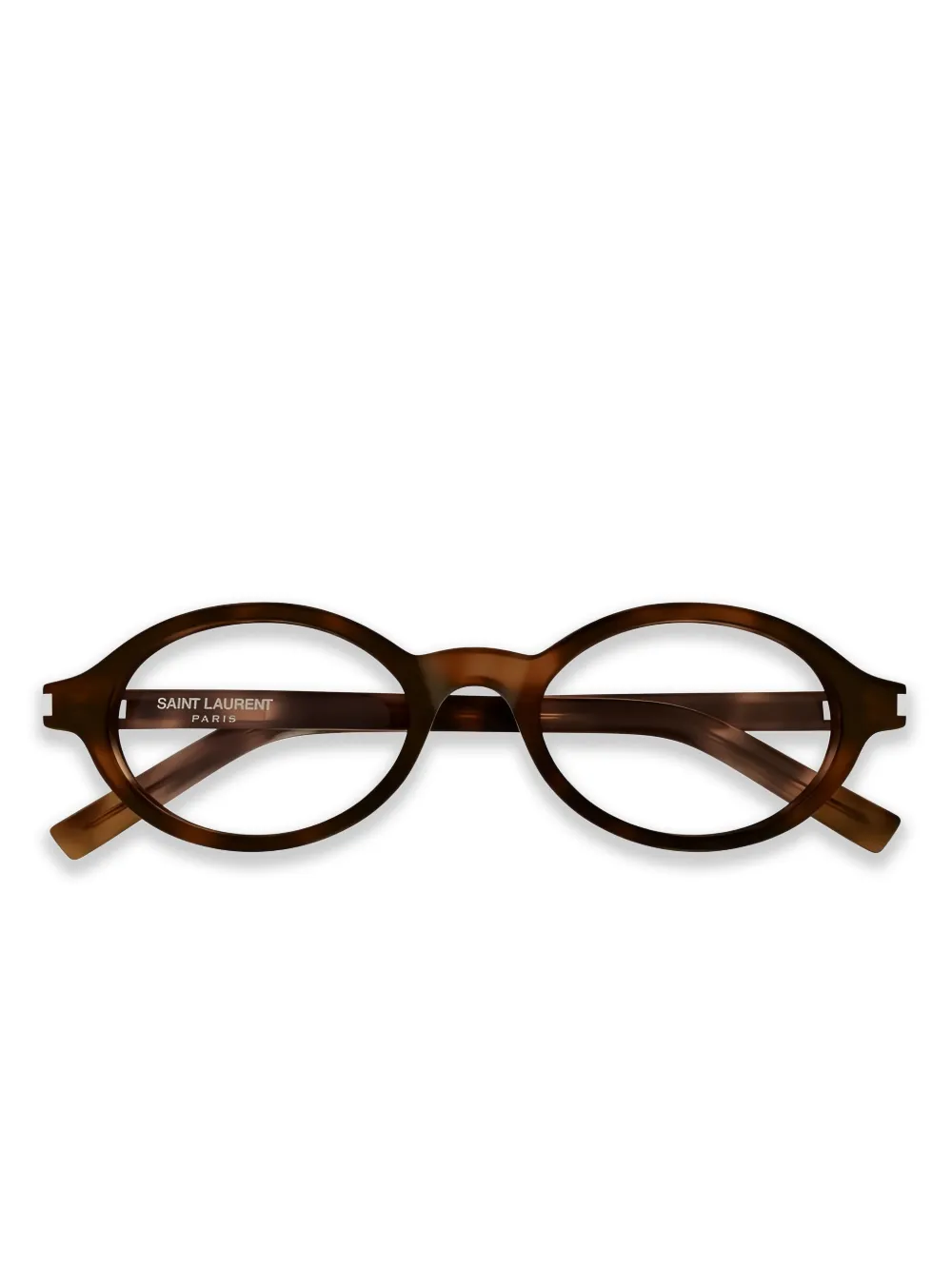 Saint Laurent Eyewear Jeanne bril met rond montuur Bruin