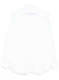 Brioni spread collar shirt - White