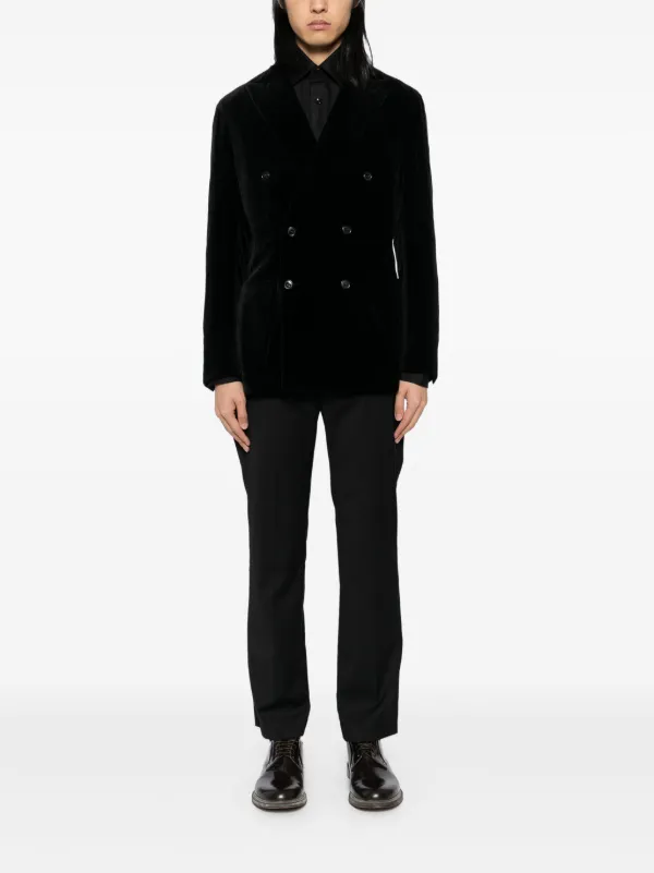 Brioni ダブルジャケット | ブラック | FARFETCH JP