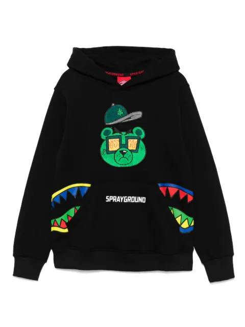 sprayground kid Money Bear Cut Hoodie